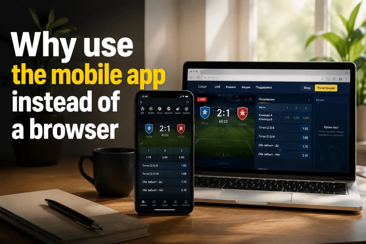 Why use the mobile app instead of a browser