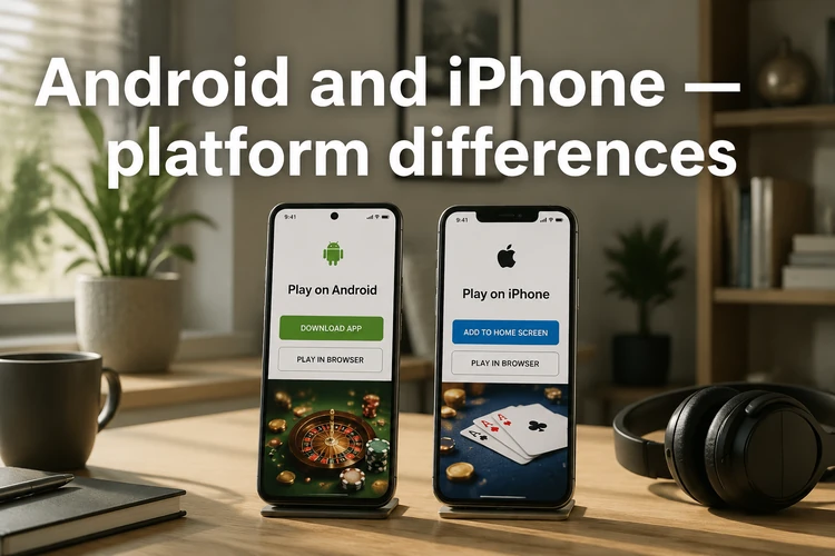 Android and iPhone - platform differences